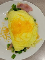 Omelet with Biscuits and Gravy