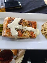 Salmon Rice Pilaf & Asparagus